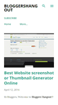 Mobile Screenshot of bloggershangout.com
